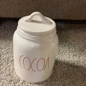Rae Dunn cocoa canister